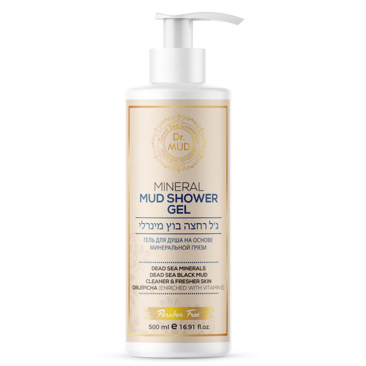 Гель для душа с минеральной грязью Мёртвого моря Dr.MUD 500ml